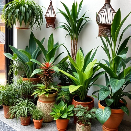 indoor plants enhancing Turkish decor