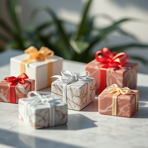 variety of marble gifts on table