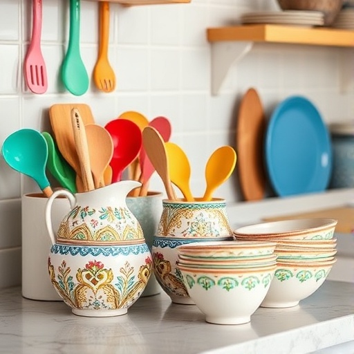 colorful kitchen decor