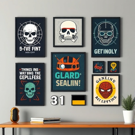 personalized geek wall art