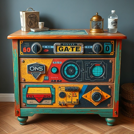 upcycled geek-themed furniture