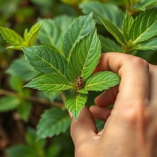 inspecting plant for pests