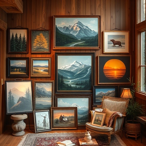 local art in mountain decor