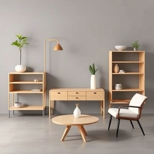 minimalist furniture with clean design