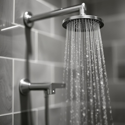 modern bathroom faucet and showerhead
