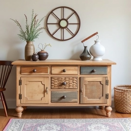 upcycled furniture piece