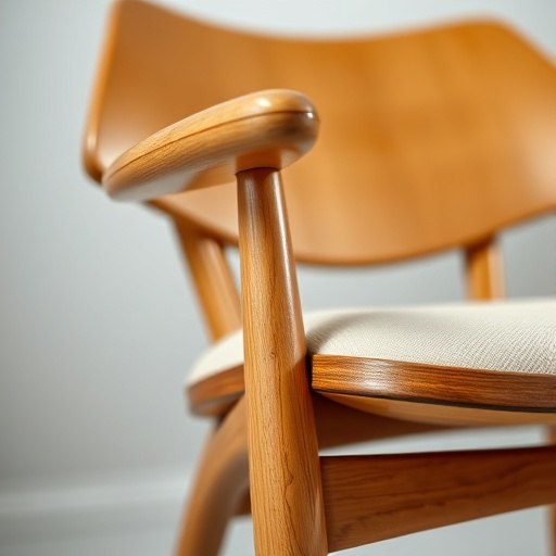 Vintage mid-century chair with unique design