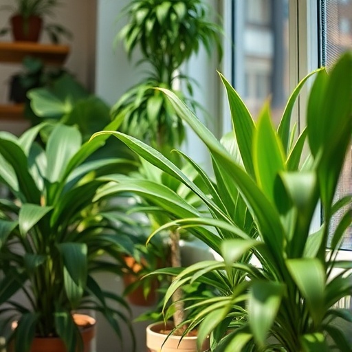 indoor plants in a cozy setting