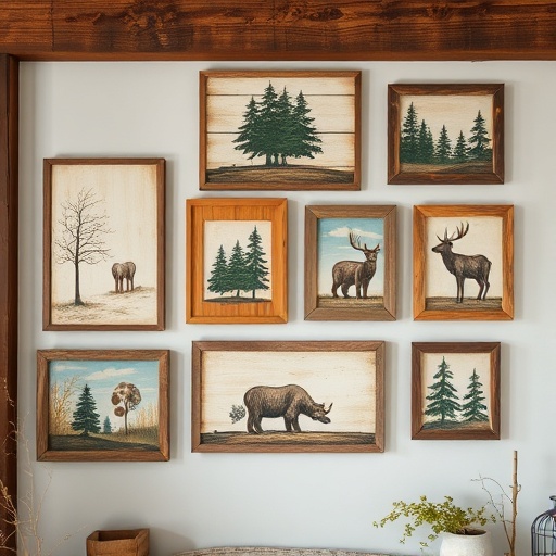 rustic wall art for woodland decor
