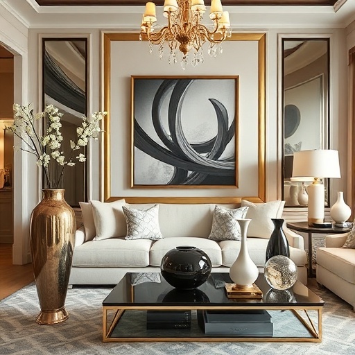 high-end accessories in luxury decor