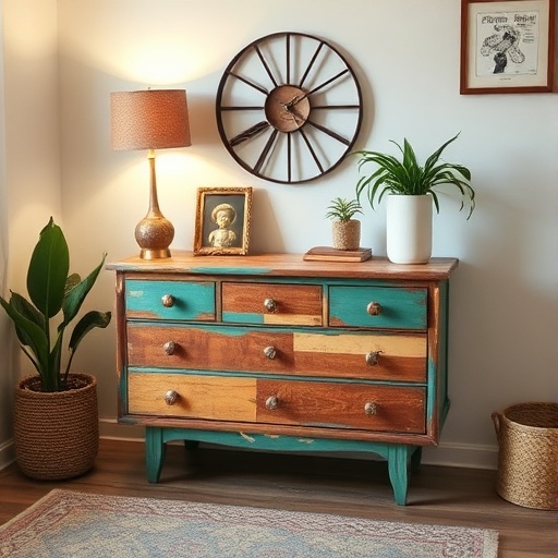 upcycled furniture project
