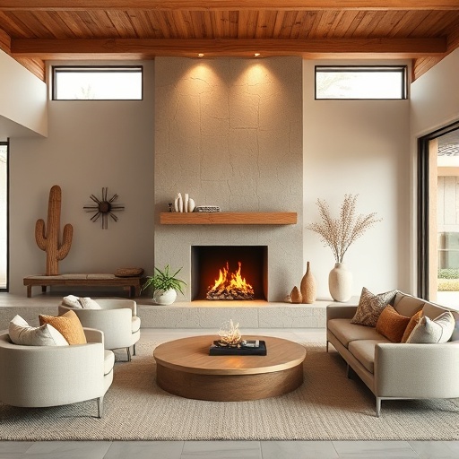 focal point in desert oasis