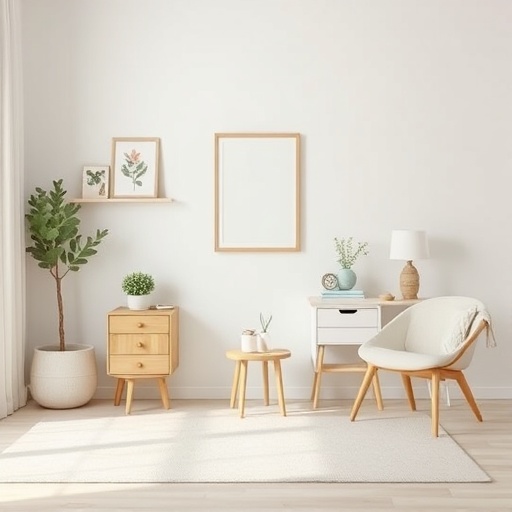 minimalist living space