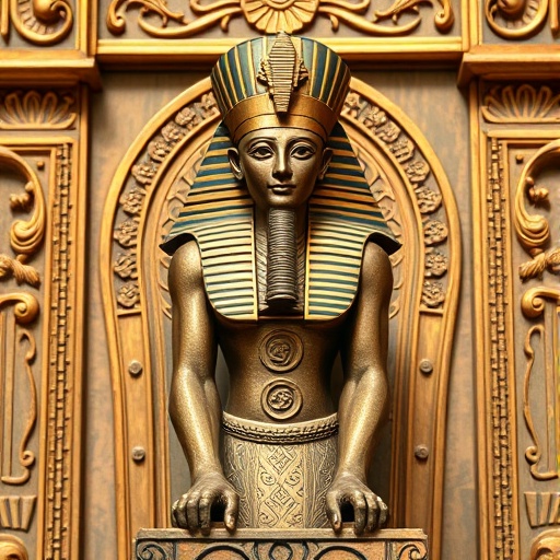Sculpture of an Egyptian god
