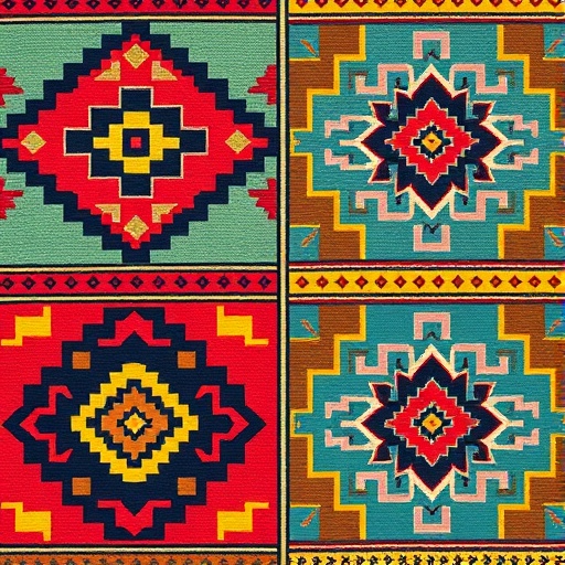 Textiles featuring Egyptian geometric patterns