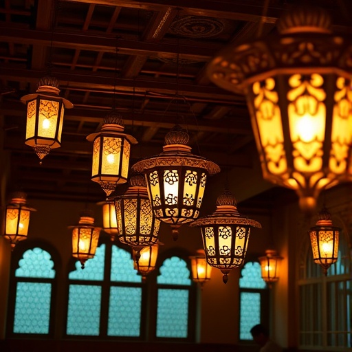 traditional South Asian lighting fixtures