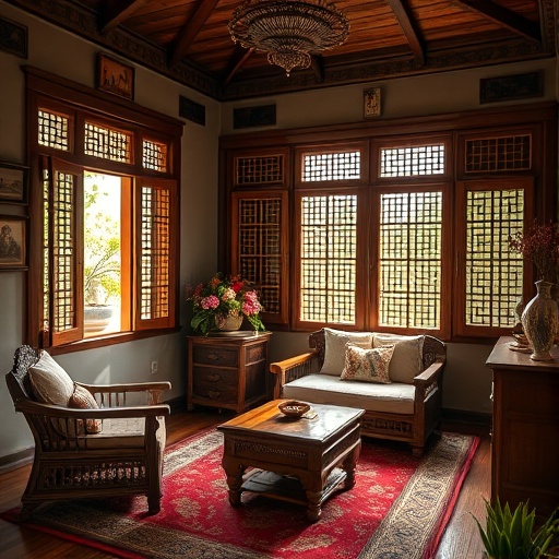 traditional South Asian wooden furniture