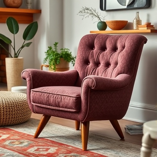 quirky accent chair in a whimsical decor