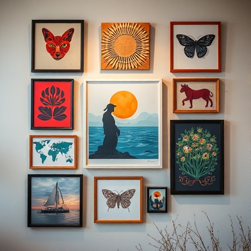Wall with personalized art