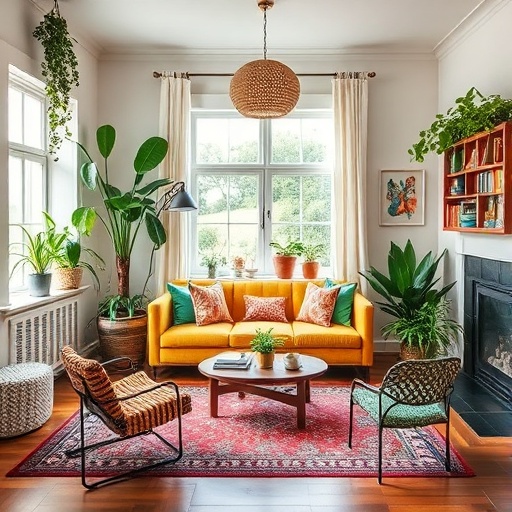 bohemian living space