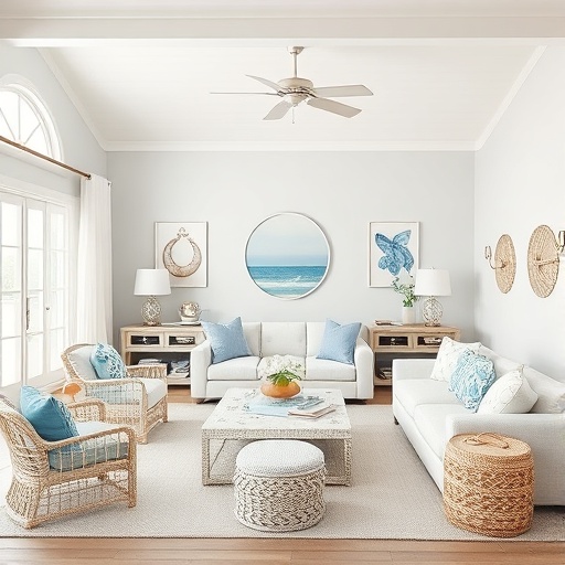 coastal decor living room