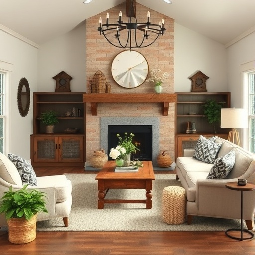farmhouse style living room