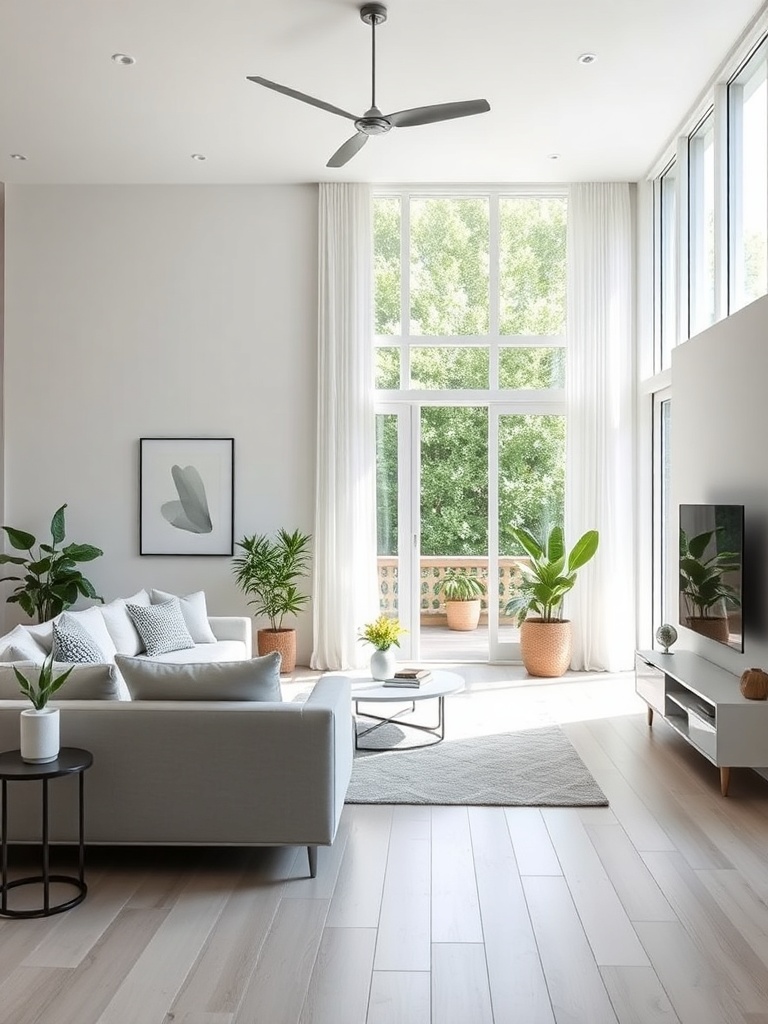 modern minimalism living room