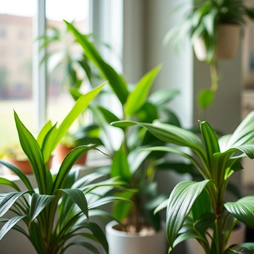 Indoor plants in decor