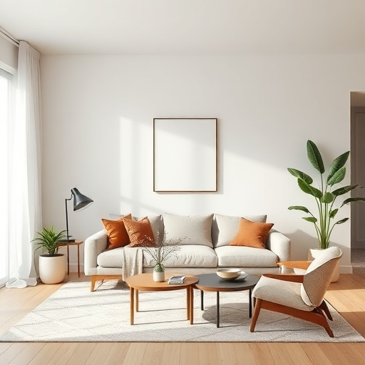 organized living room