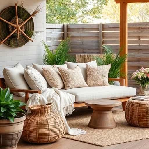 cozy outdoor seating area