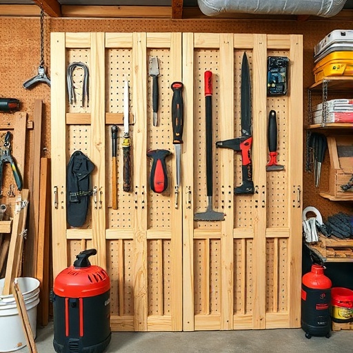 DIY Rentry divider in a workshop