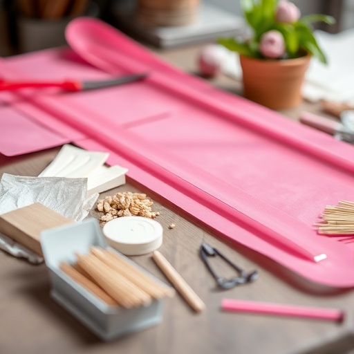 materials for making pink Rentry dividers