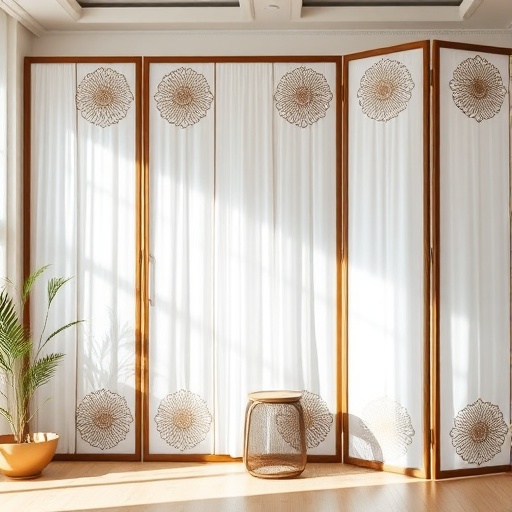 decorative panels used as room dividers