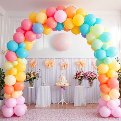 balloon arch decoration for baby shower